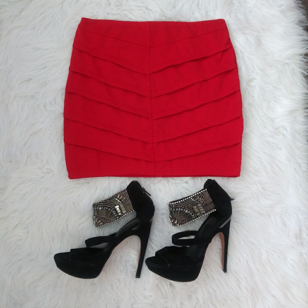 Brand New Red Small Skirt